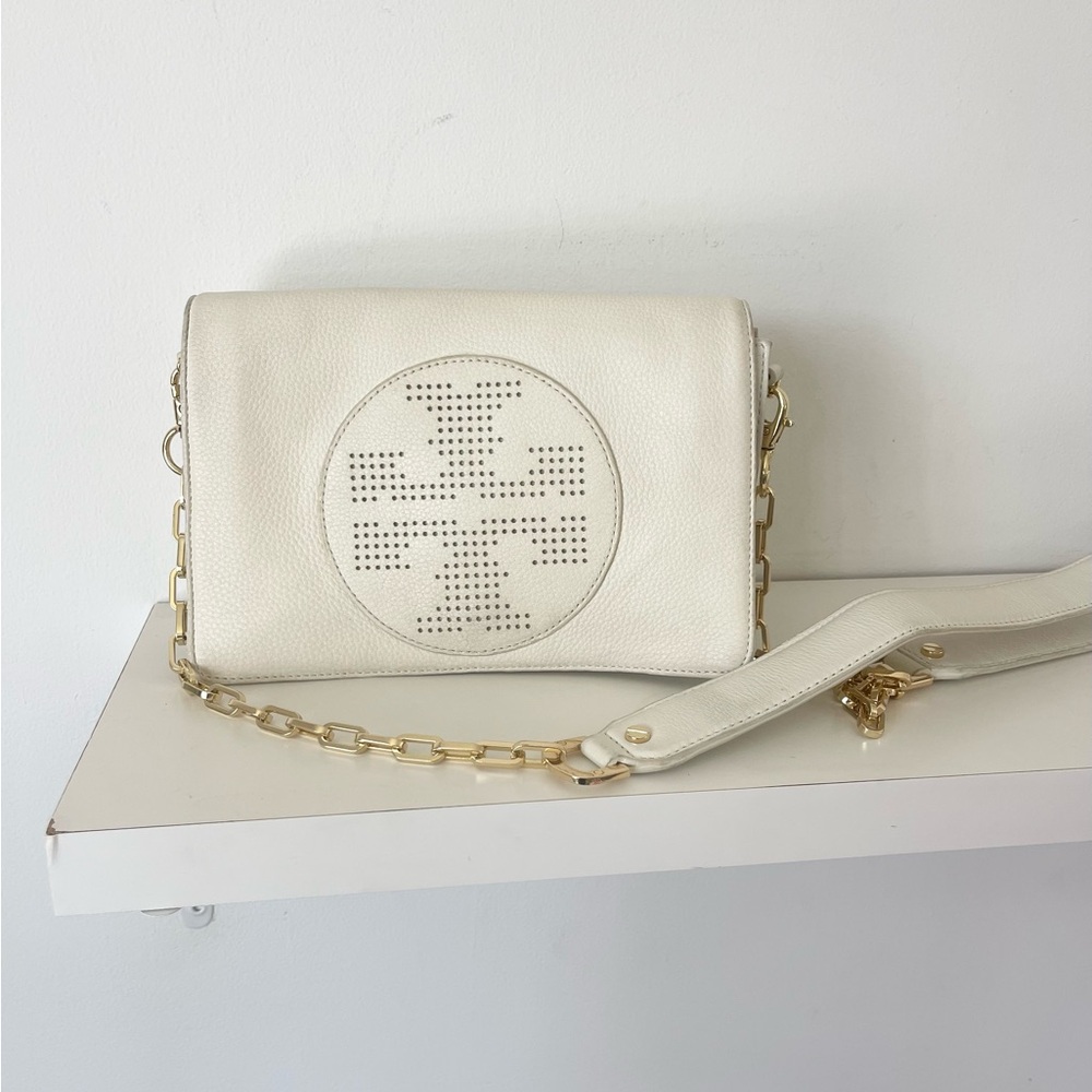 Tory Burch White Crossbody Bag